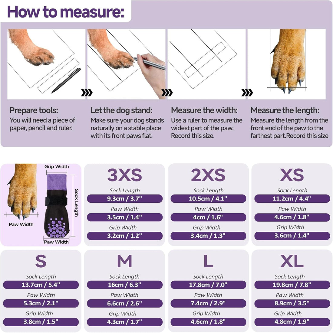 ROZKITCH 2 Pairs Cat Sock for Injured Paws