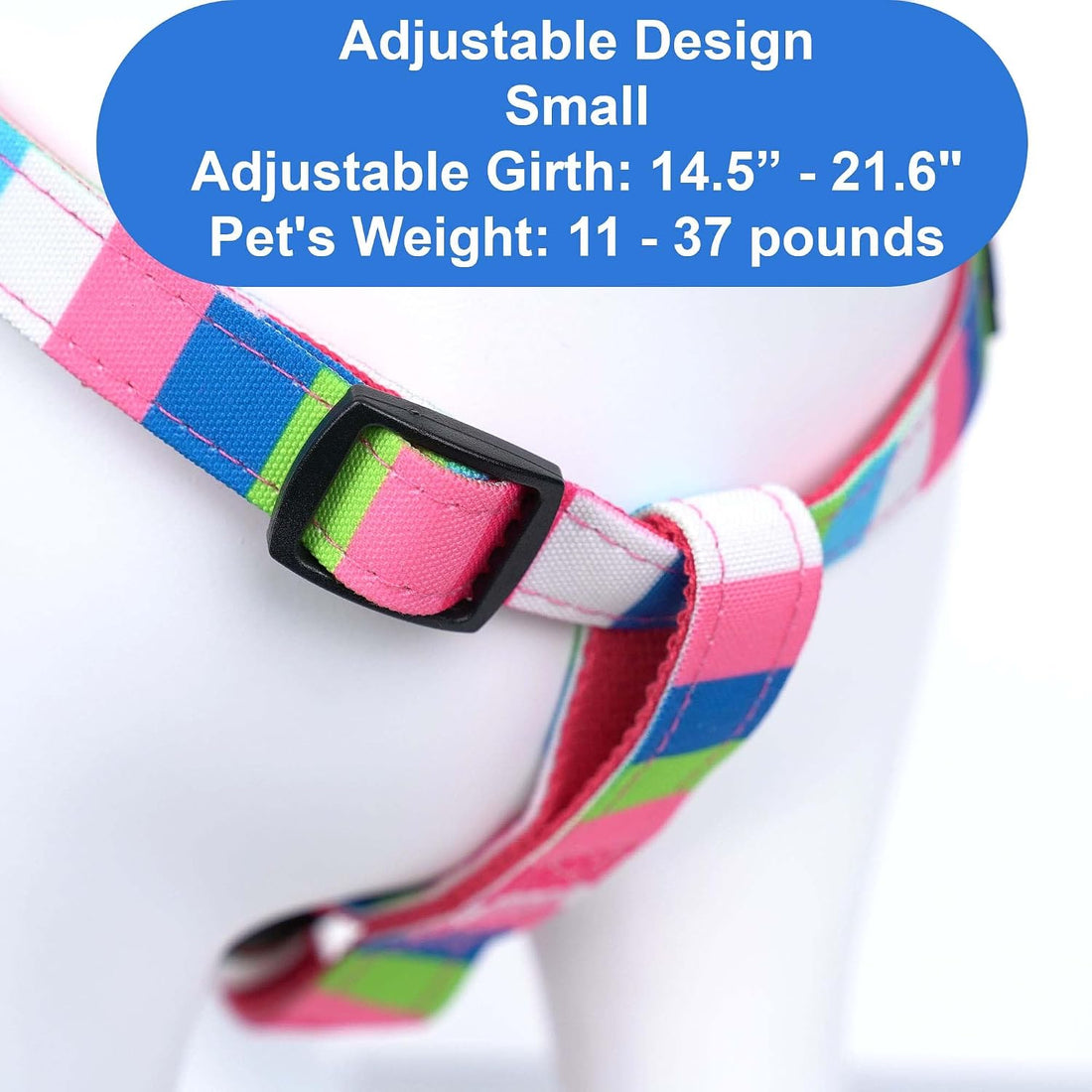 Pawtitas Multicolor Step-in Dog Harness