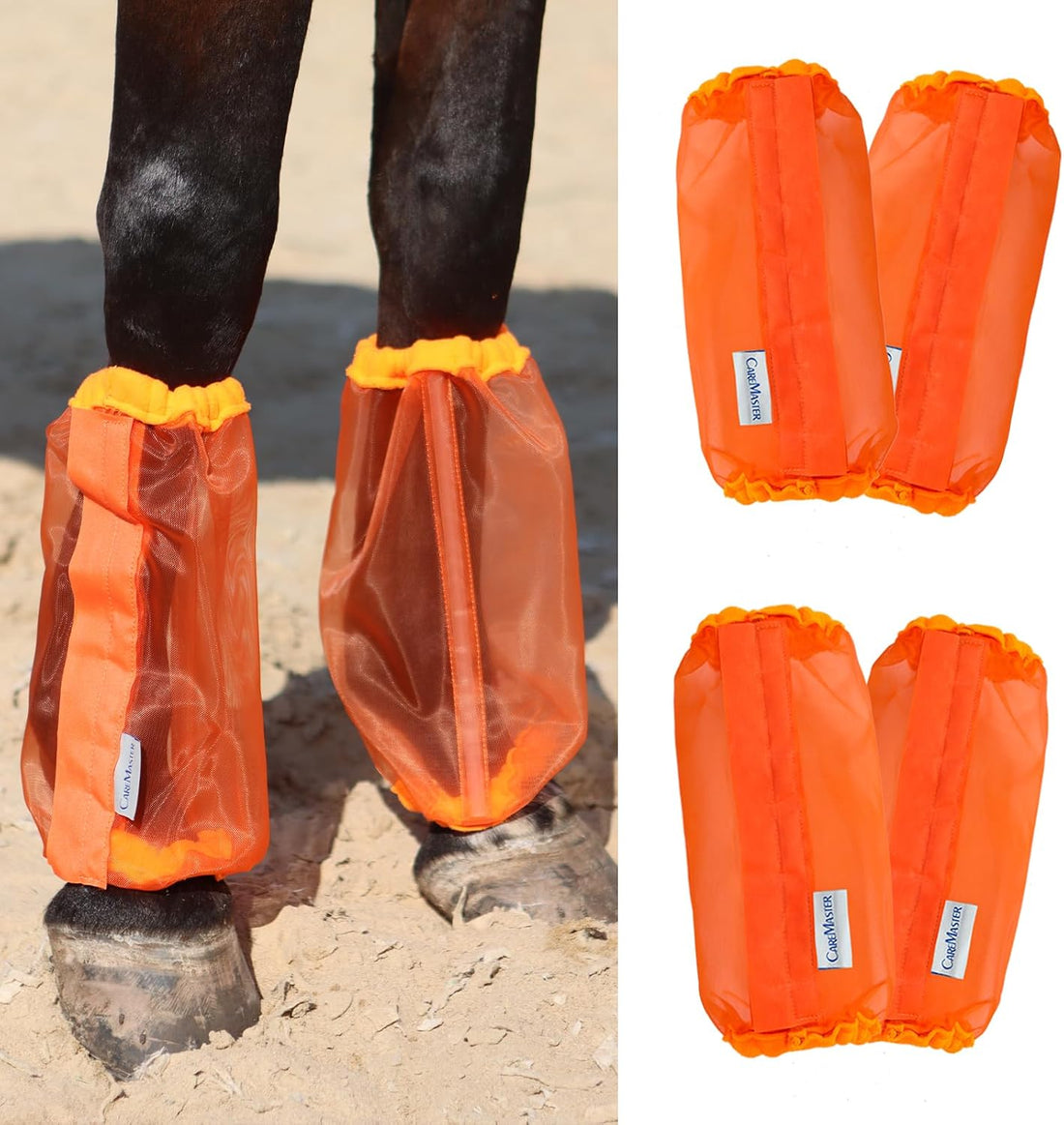 Universal Size Horse Leggings Fine Mesh Horse Fly Boots Greatly