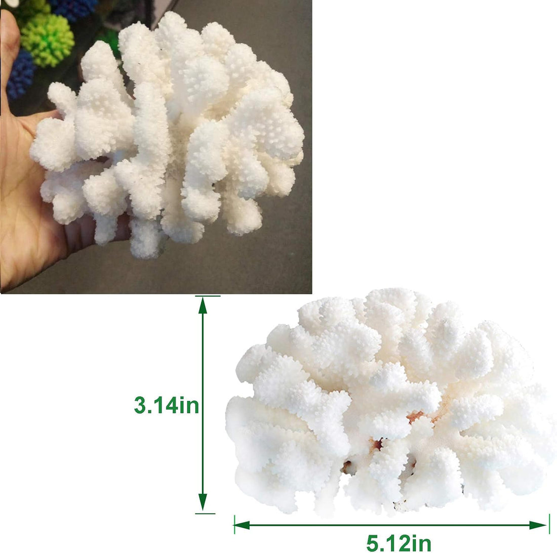 Besimple Pack of 2 Artificial Coral Ornament