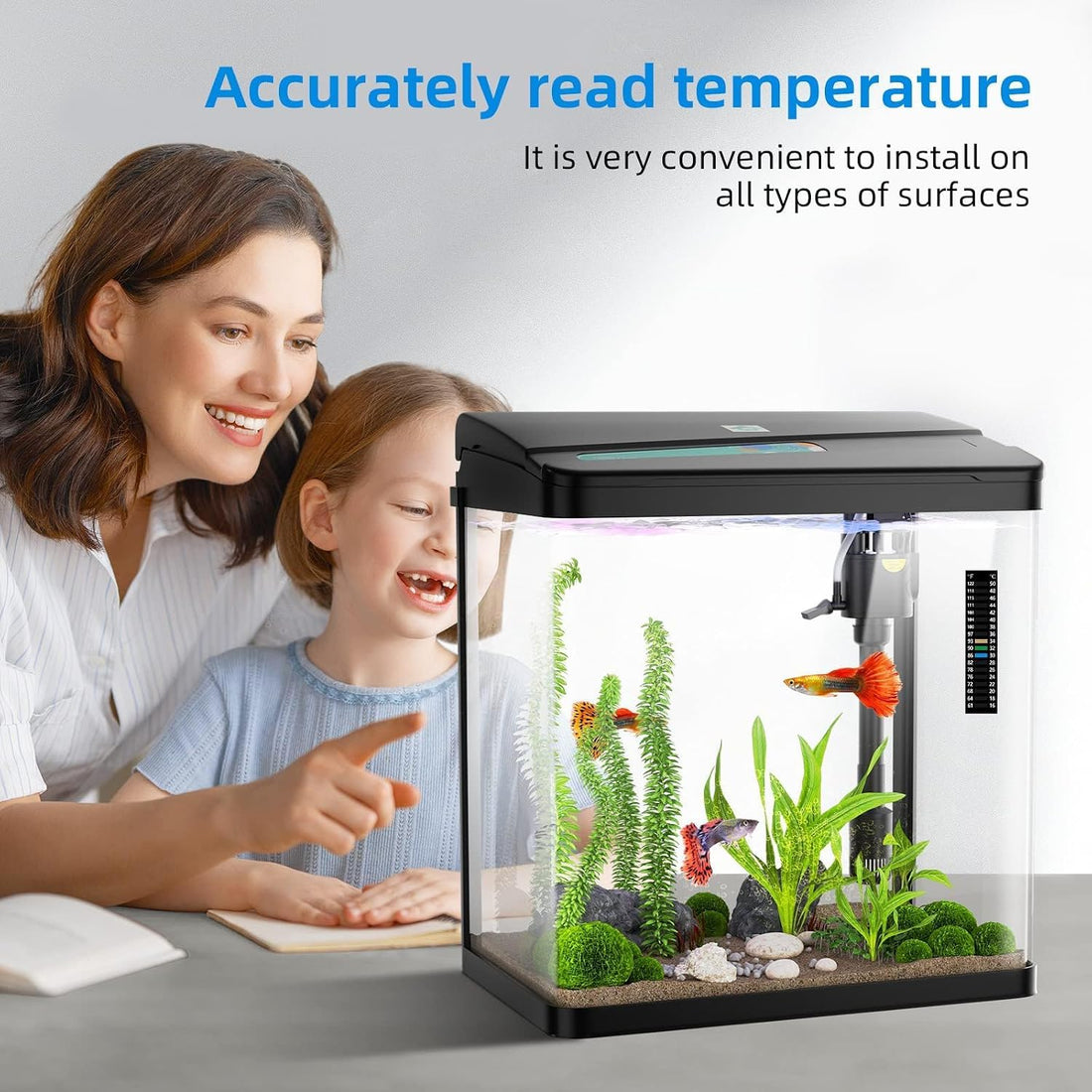 3PCS Aquarium Thermometer Strip 61-122℉(15-50°C) for Brewing Aquarium