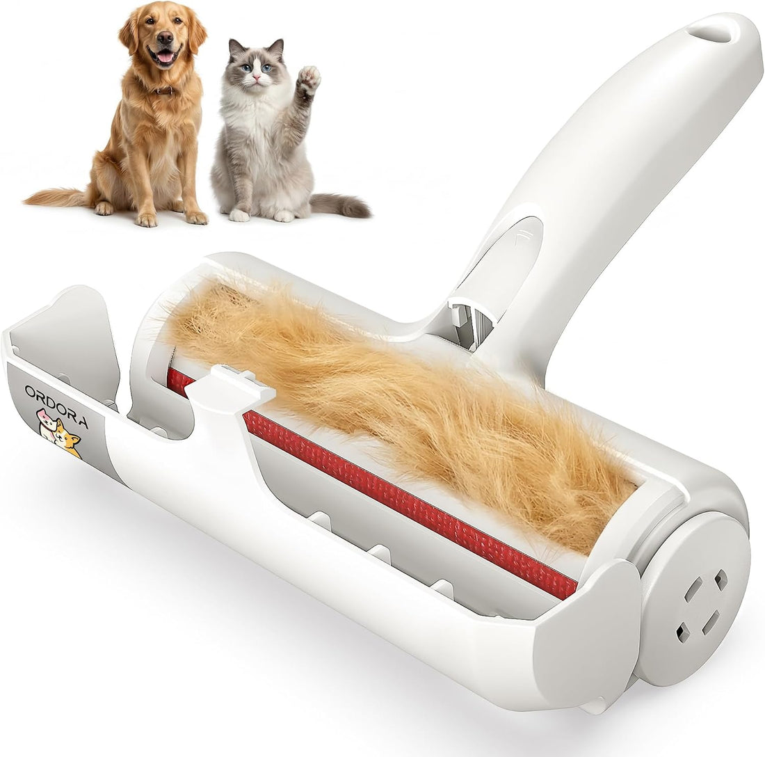 ORDORA Pet Hair Removal Tool: Reusable Lint Roller for Pet Hair
