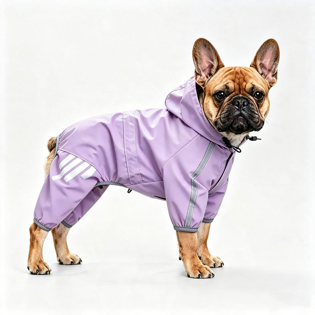 Dog Raincoat,Waterproof Dog Rain Jacket Reflective Full Body