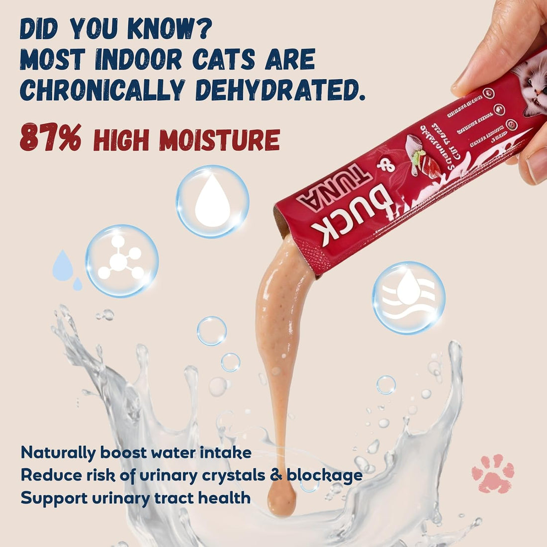 Pawmate Lickable Tuna & Duck Cat Treats