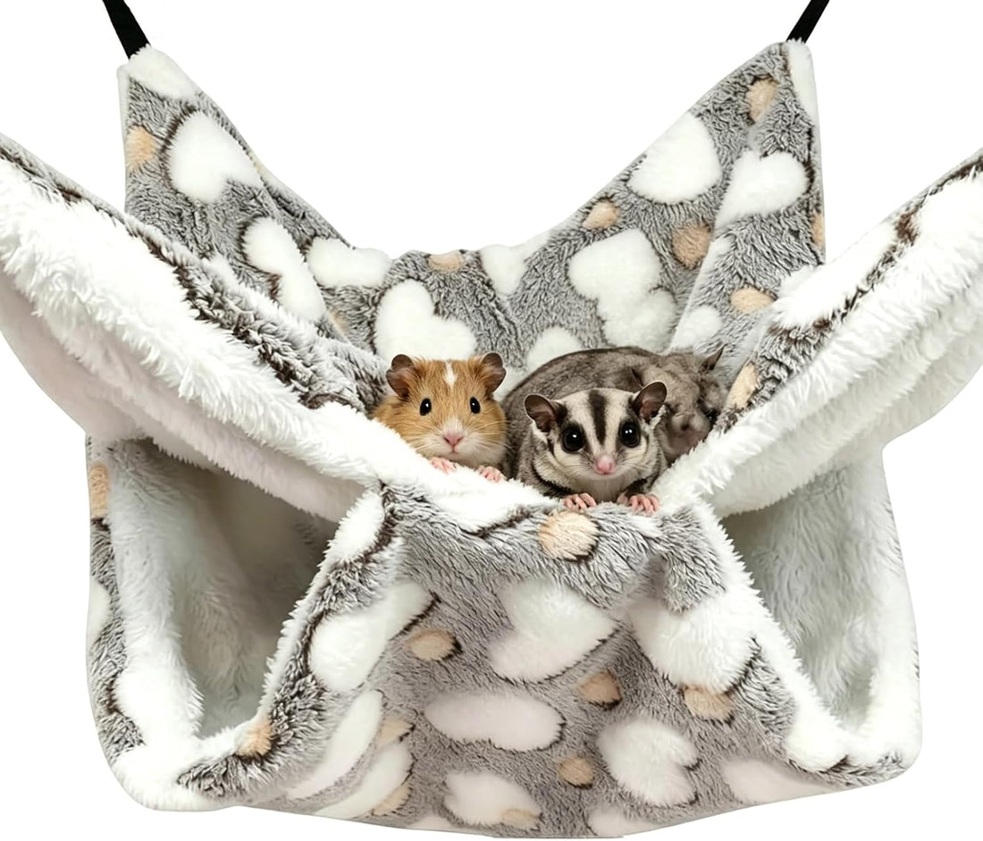 Guinea Pig Hammock for Cage 13.3X13.3,Sugar Glider Hammock,Reusable