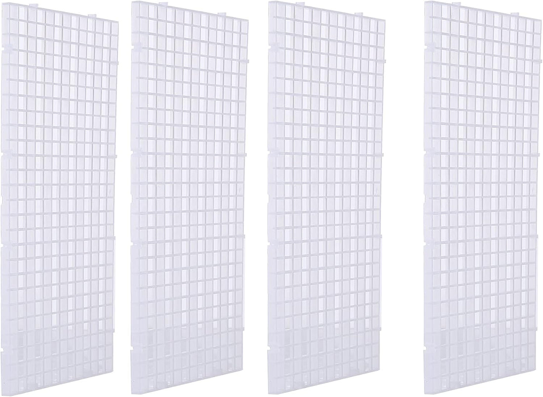 Aquarium Fish Tank Bottom Isolation 8 Pcs, Plastic Egg Crate