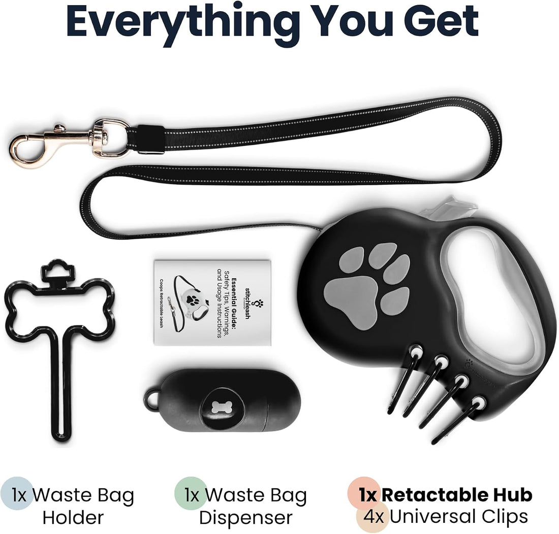 Award-Winning Modular Retractable Dog Leash for Small Dogs