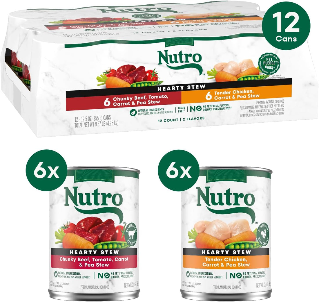 Nutro Hearty Stew Canned Wet Dog Food