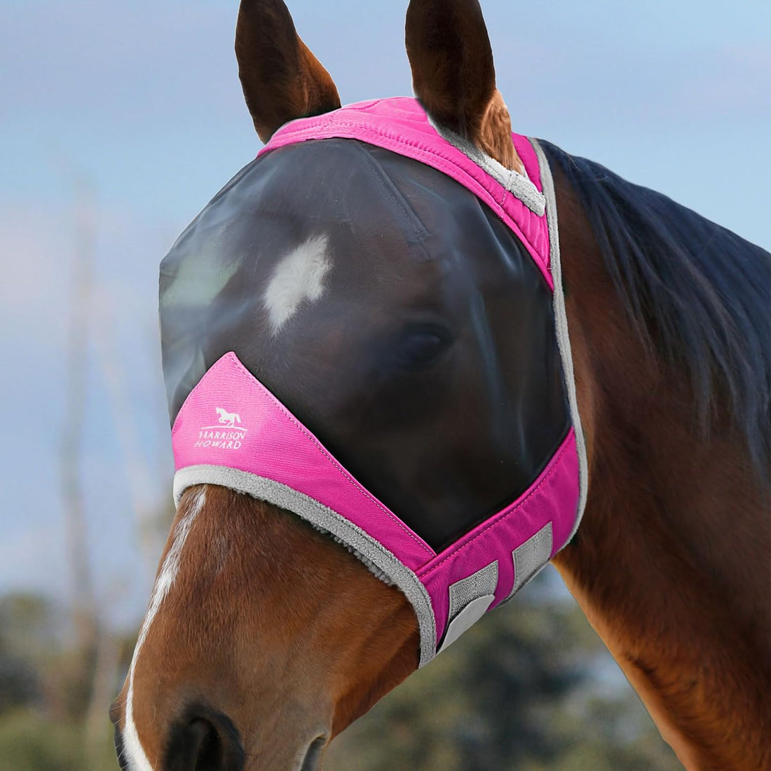 Harrison Howard CareMaster Pro Luminous Fly Mask Large Eye Space