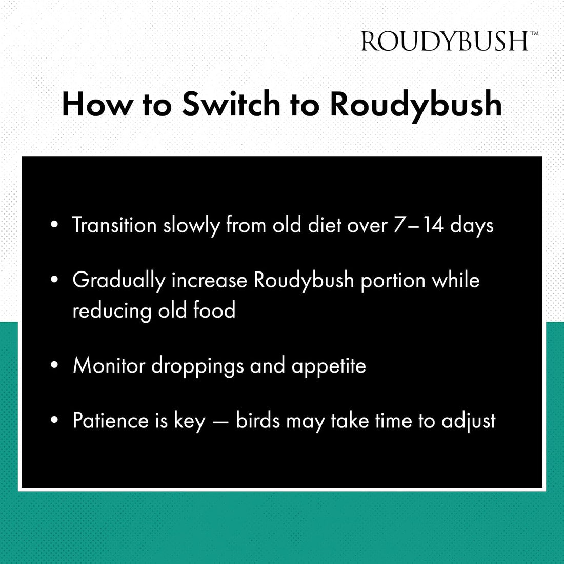 RoudyBush California Blend Bird Food