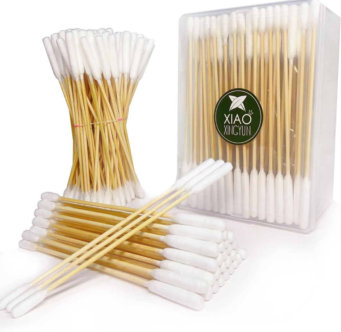 300 PCS 6 Inch Long Cotton Swabs in Box
