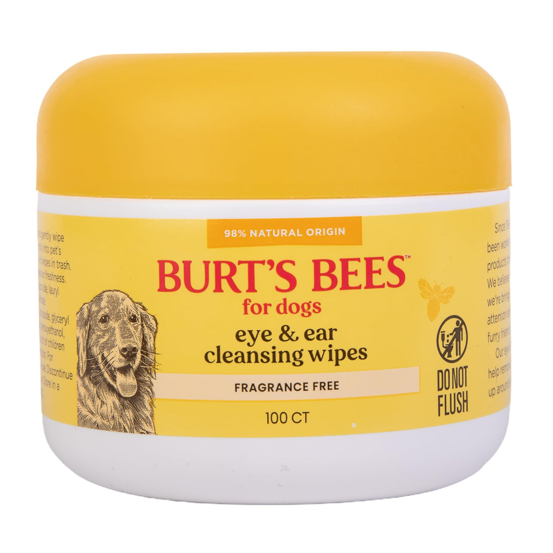 Burt’s Bees for Pets Eye and Ear Cleansing Wipes for Dogs