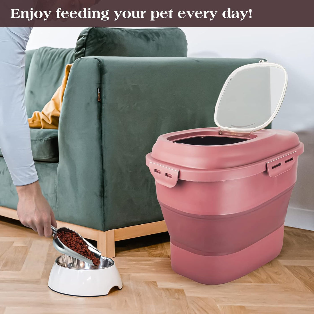TIOVERY Dog Food Storage Container