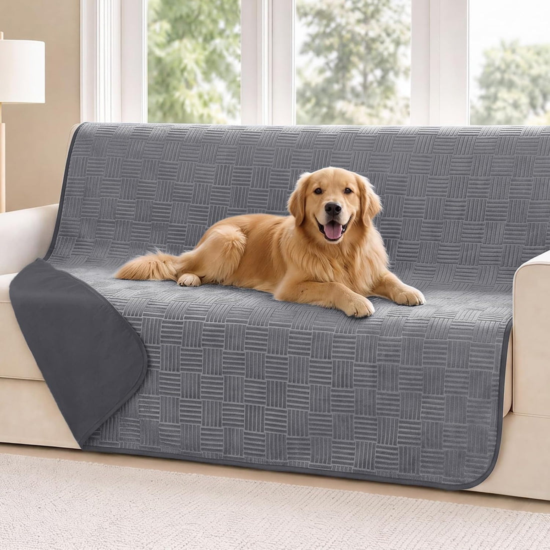 Luciphia Waterproof Couch Cover for Dogs Cats, Pet Blanket