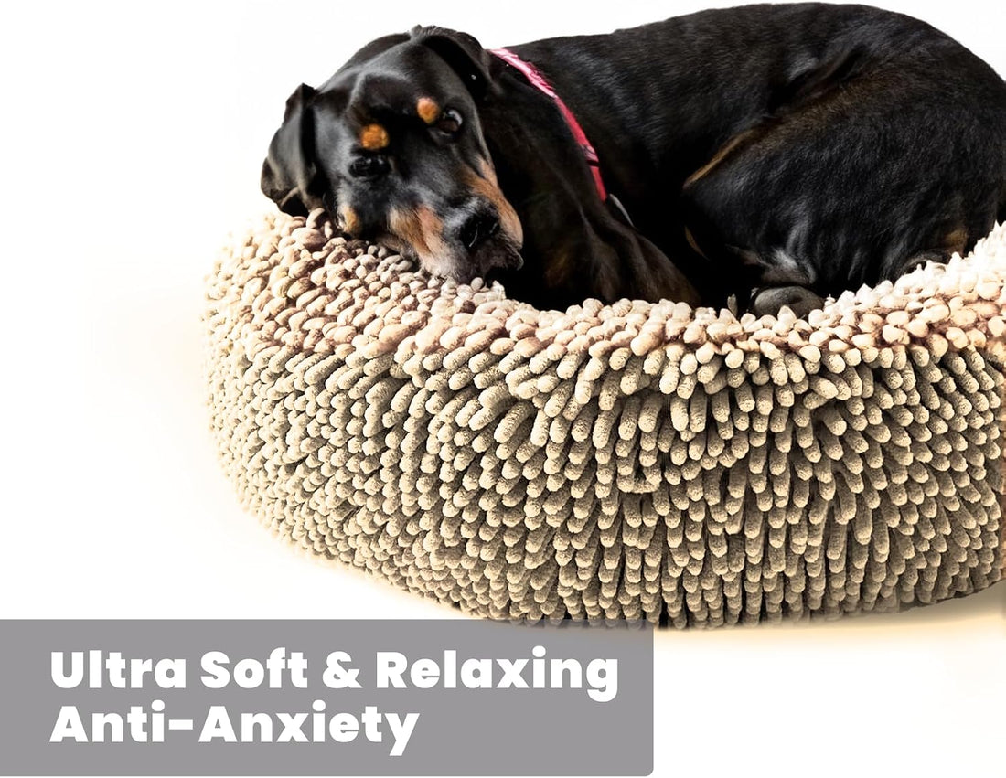 Muddy Mat®Cloud K-9 Bed for Dogs & Cats, Soft & Relaxing Donut Dog Bed