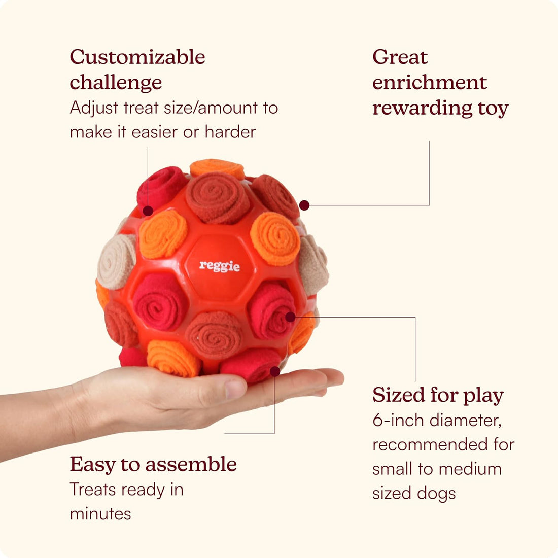Reggie Snuffle Ball for Dogs