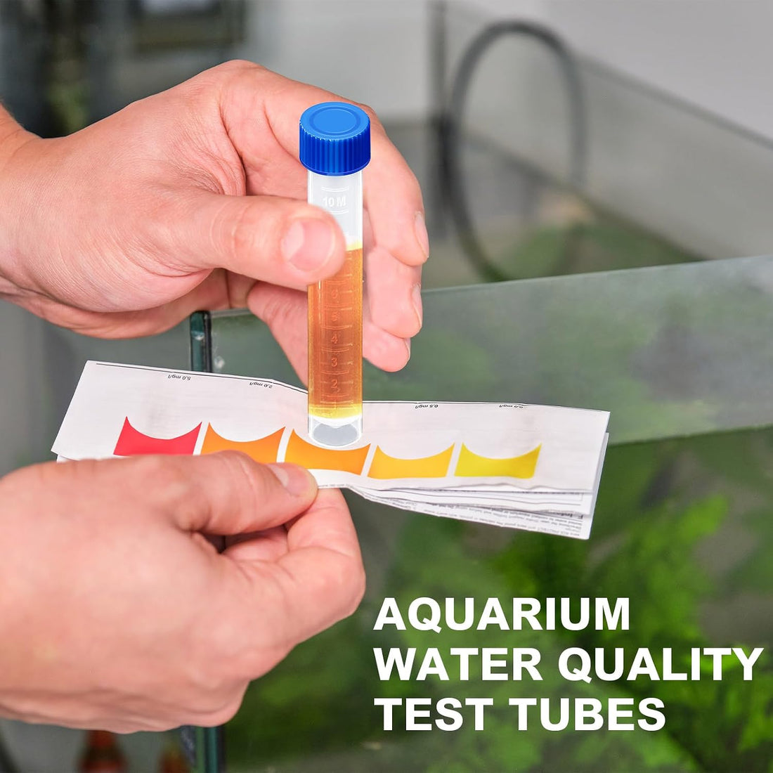 Konohan 12 Pcs 10ml Replacement Test Tubes for Aquarium Test Kits