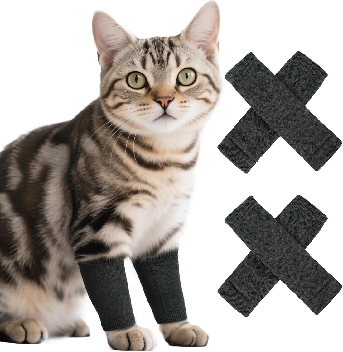 ROZKITCH 4 PCS Dog Arm Sleeve to Help Reducing Licking Scratching