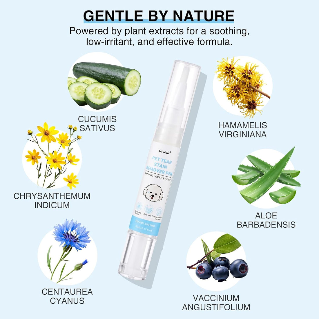 Tear Stain Remover Pen for Dogs & Cats