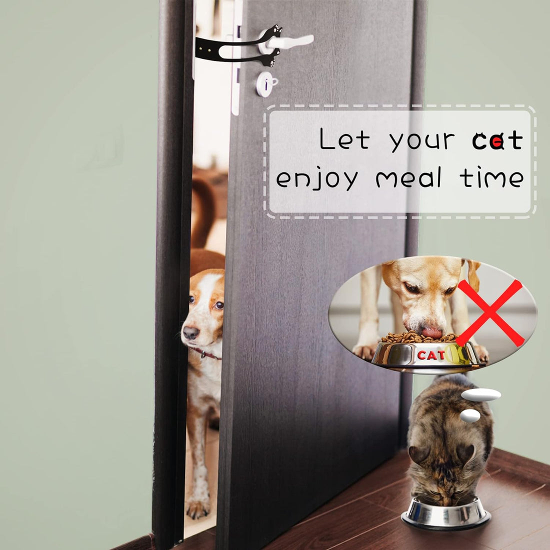 Elilier Cat Door Latch Holder