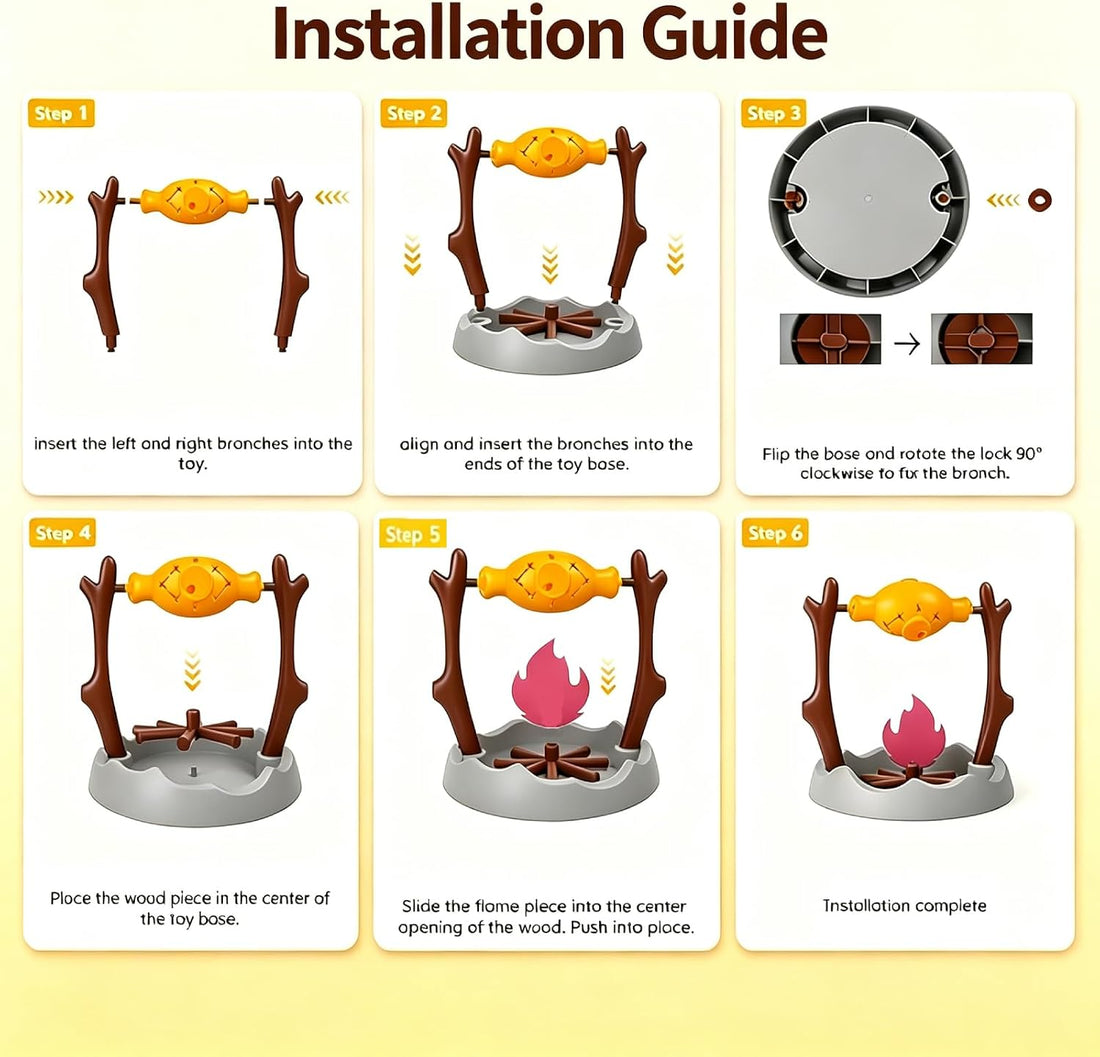 Cat Slow Feeder Puzzle Toy BBQ Campfire‑Grill Style Adjustable