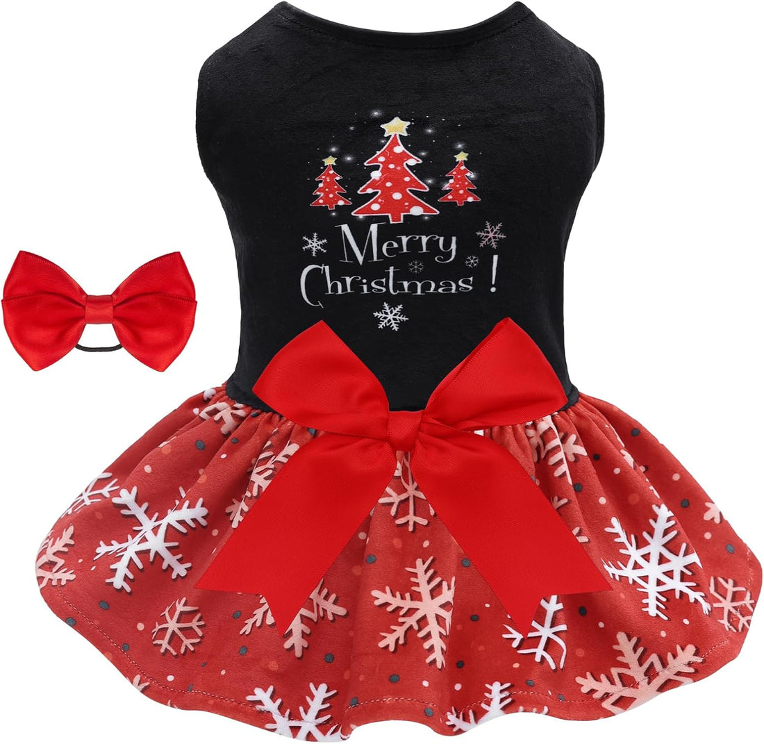 CuteBone Happy Thanksgiving Day Dog Fall Dress Costume Velvet