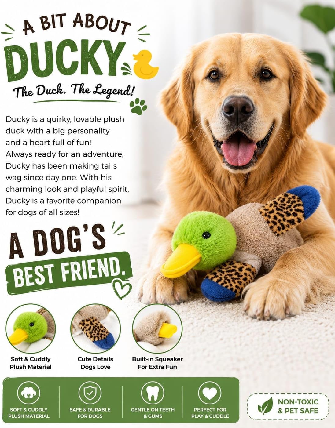 Dog Gift Set 5-Piece - New Puppy Essentials Kit, Chew Toy & Feeder