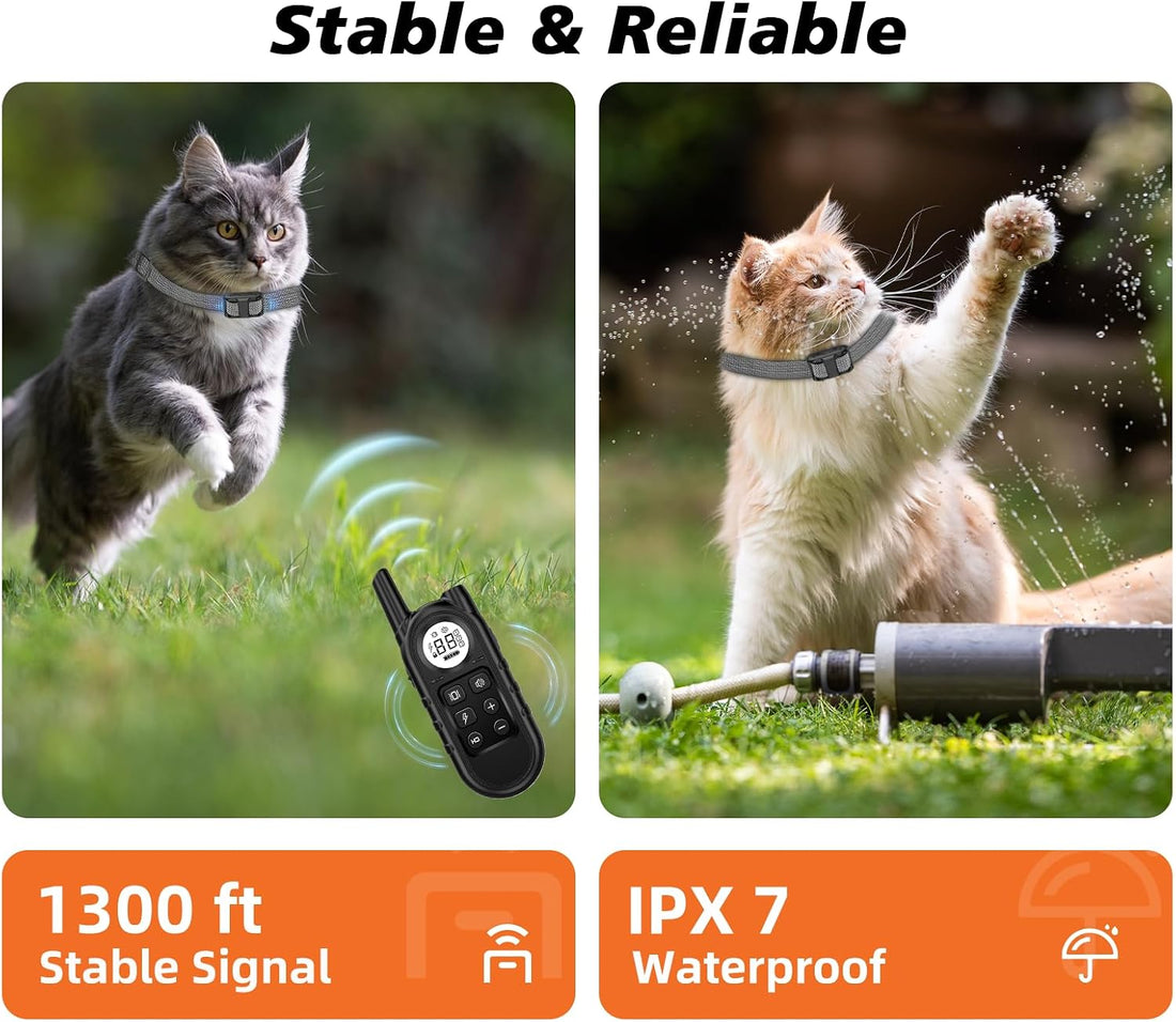 Tiniest Cat Shock Collar, Lightest Cat Training Collar with Remote