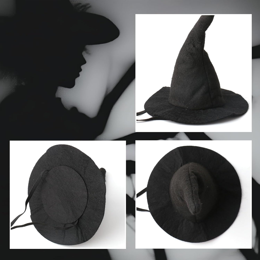 Witch Hat for Cats, Dog Halloween Witch Costume