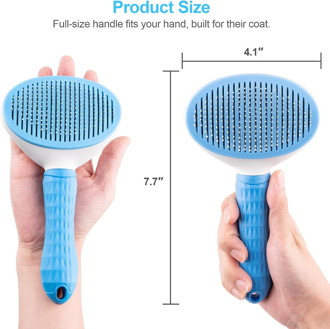 Depets Self Cleaning Slicker Brush
