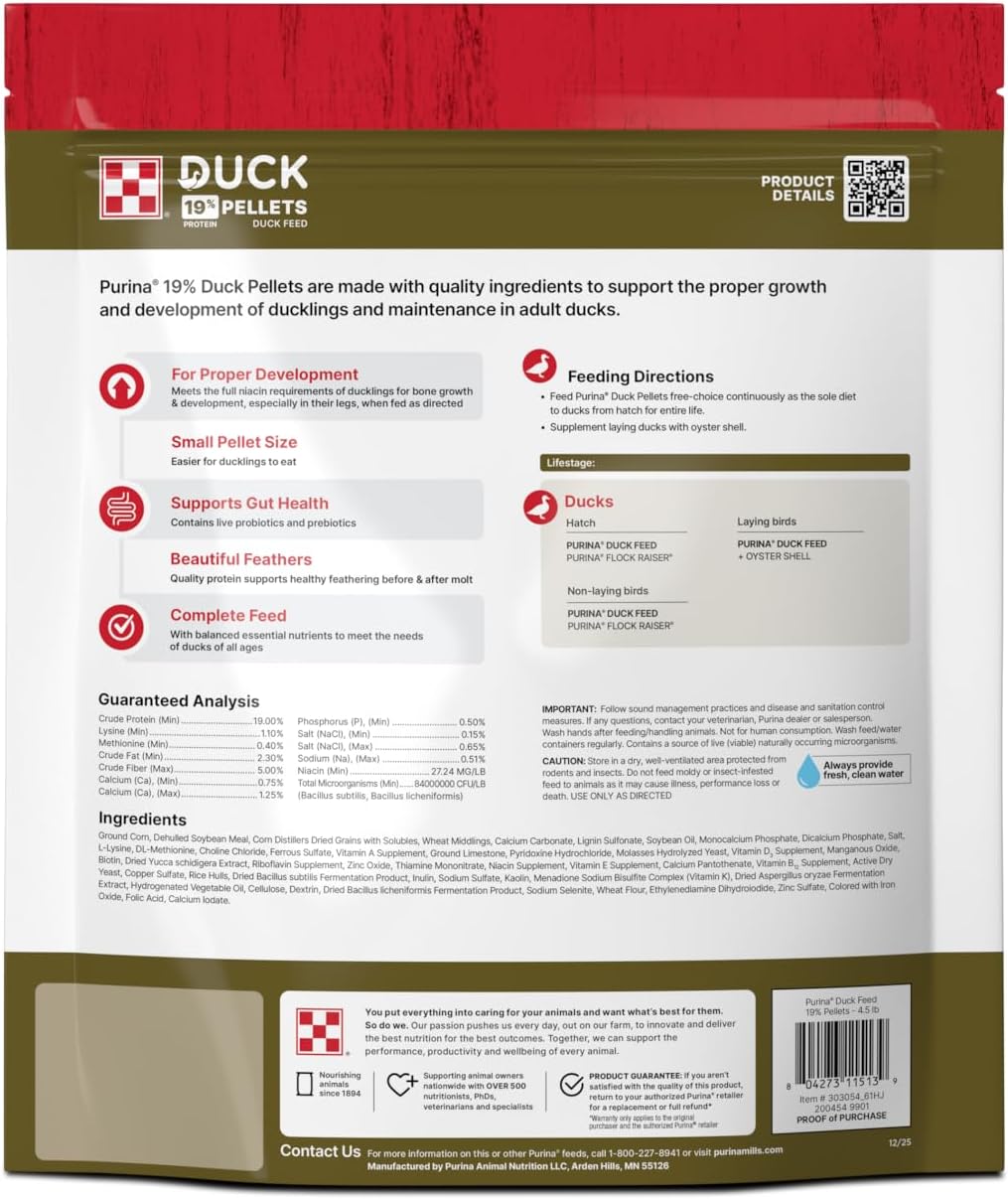 Purina | Nutritionally Complete Duck Feed for All Life-Stages