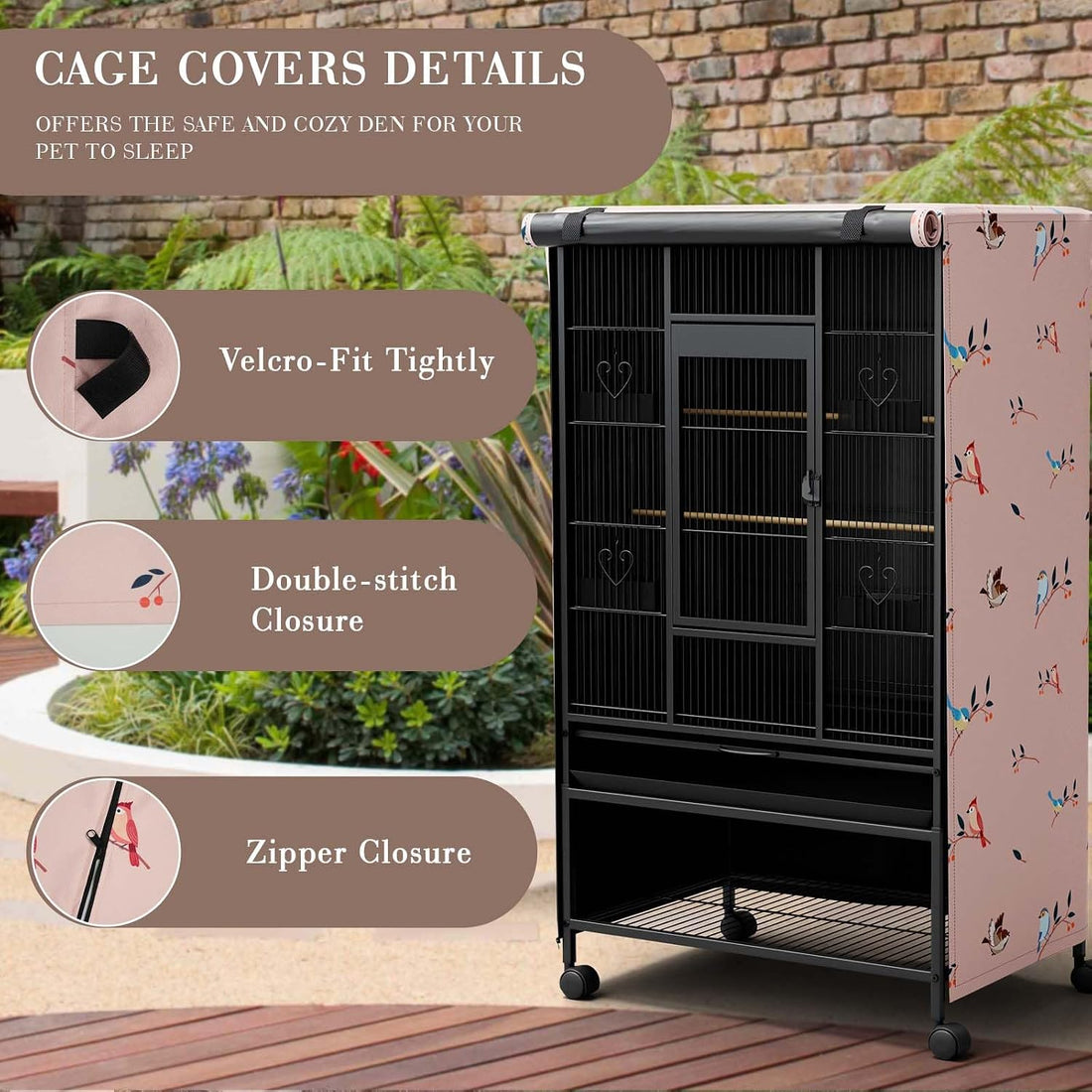 Tchvt Ultra Blackout Birdcage Cover