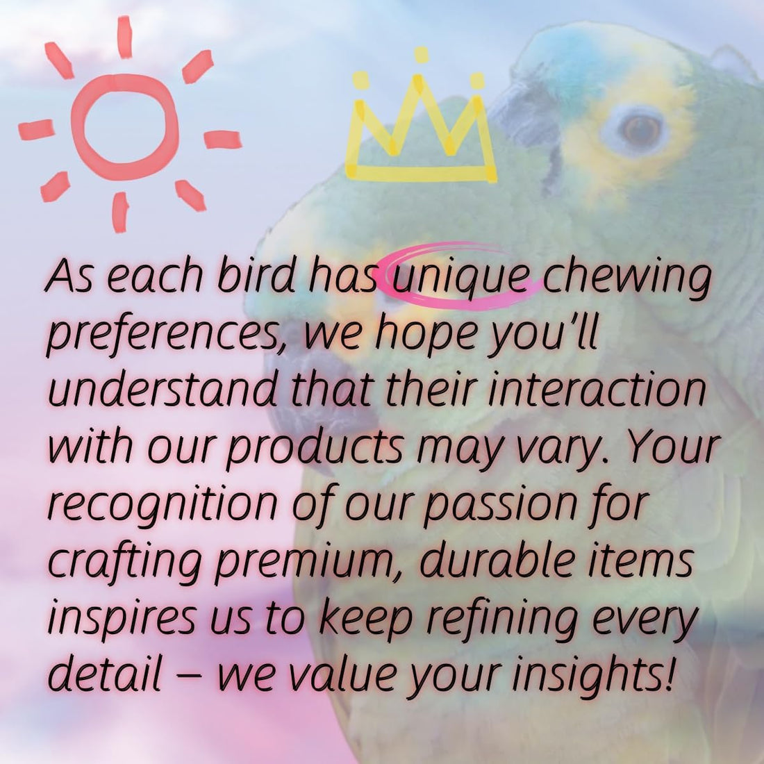 ToughRight 24Pcs Fatty Bagels Bird Toys for Parrots Durable Cardboard