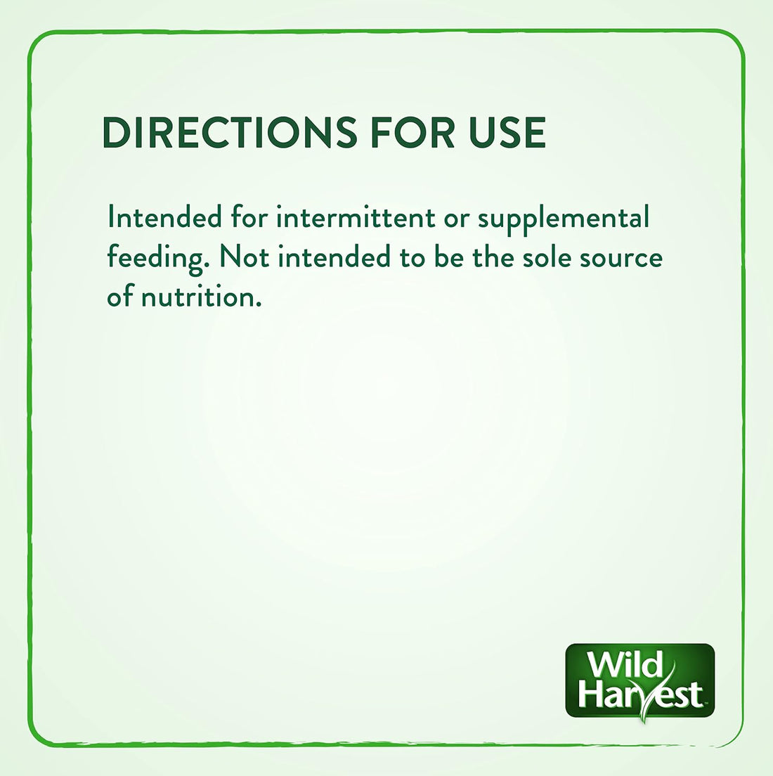 Wild Harvest Healthy Benefits Molting Supplement, 7.5 Oz.