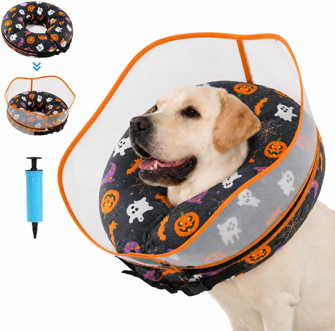 Avont 2-in-1 Dog Cone XL Halloween Shield