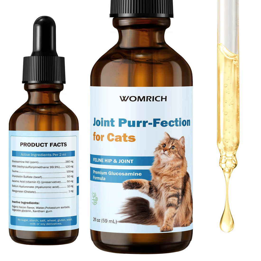 Joint Supplement for Cats - Glucosamine & Chondroitin Drops