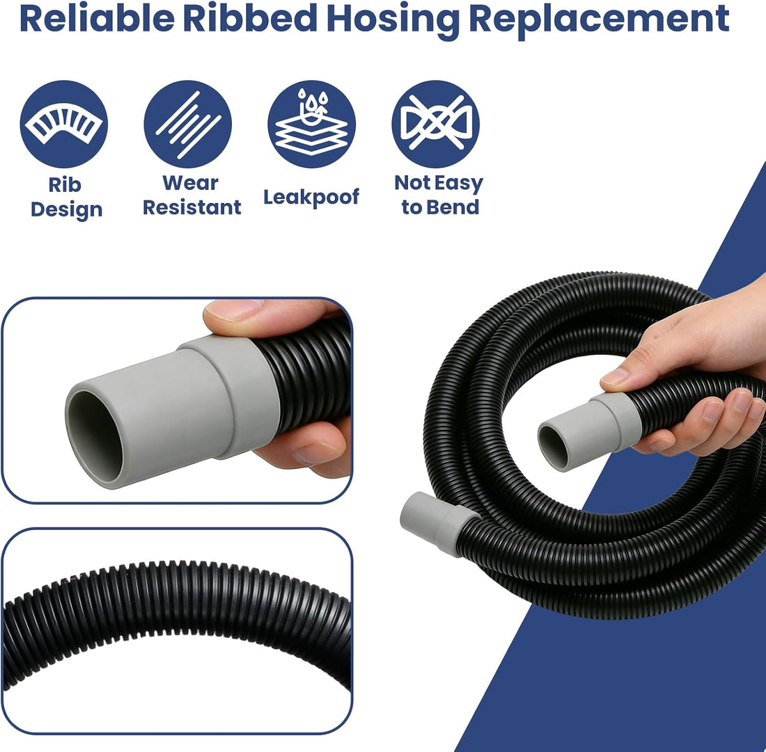 A20015 Ribbed Hosing, 9.8Ft Replacement Hose