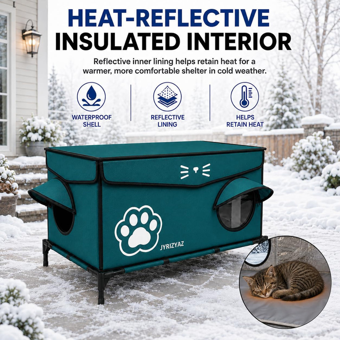 Heated Cat House for Outside