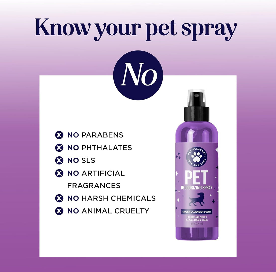 Lavender Oil Dog Deodorizing Spray