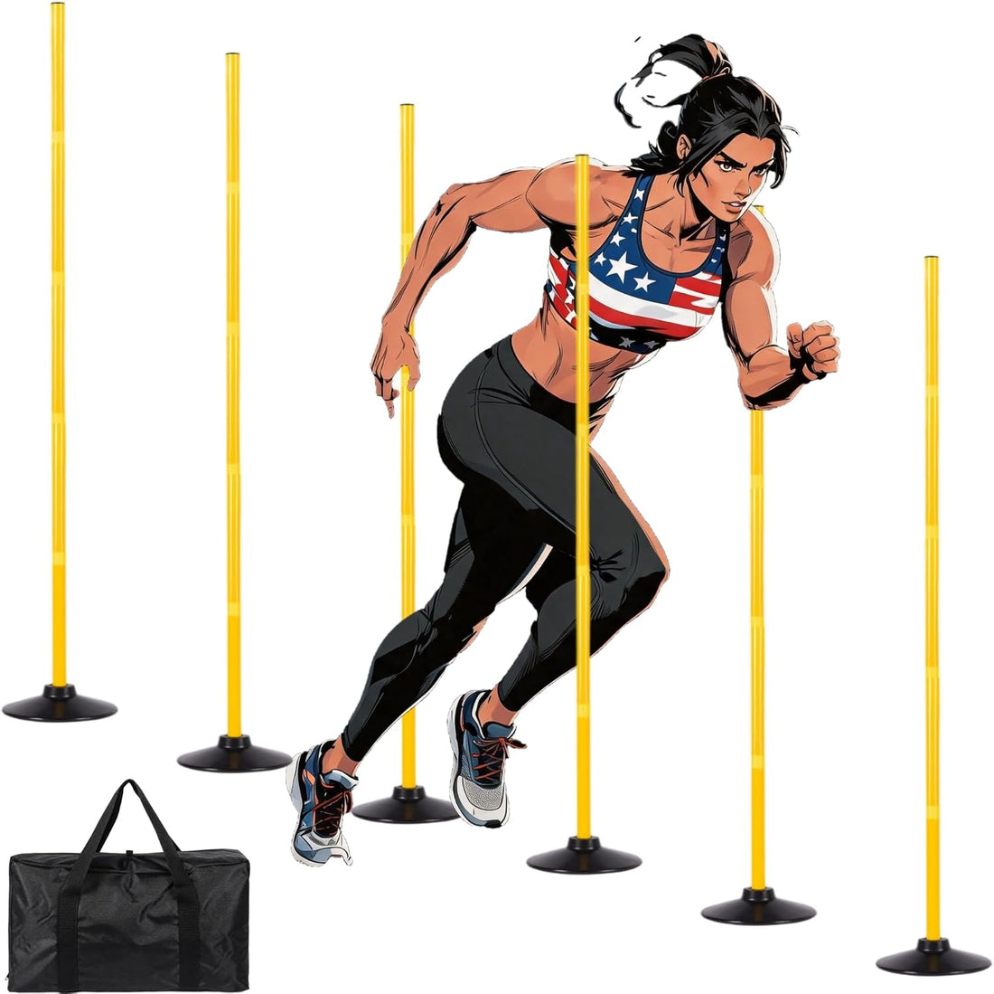 Desyeryamimi 5 FT Agility Training Poles