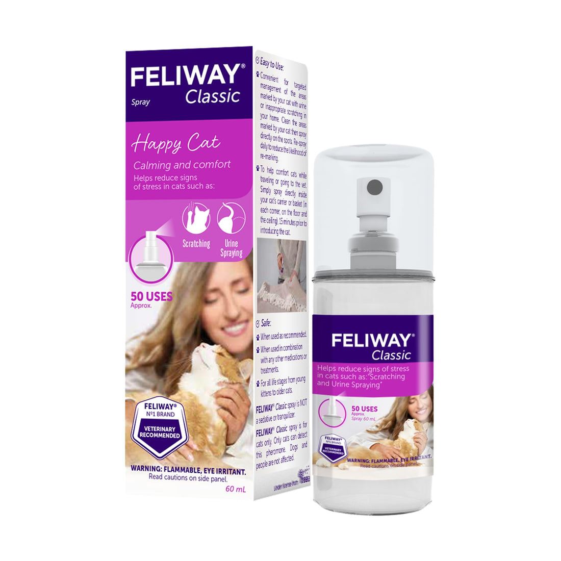 FELIWAY® Classic Cat Calming Spray, 60ml