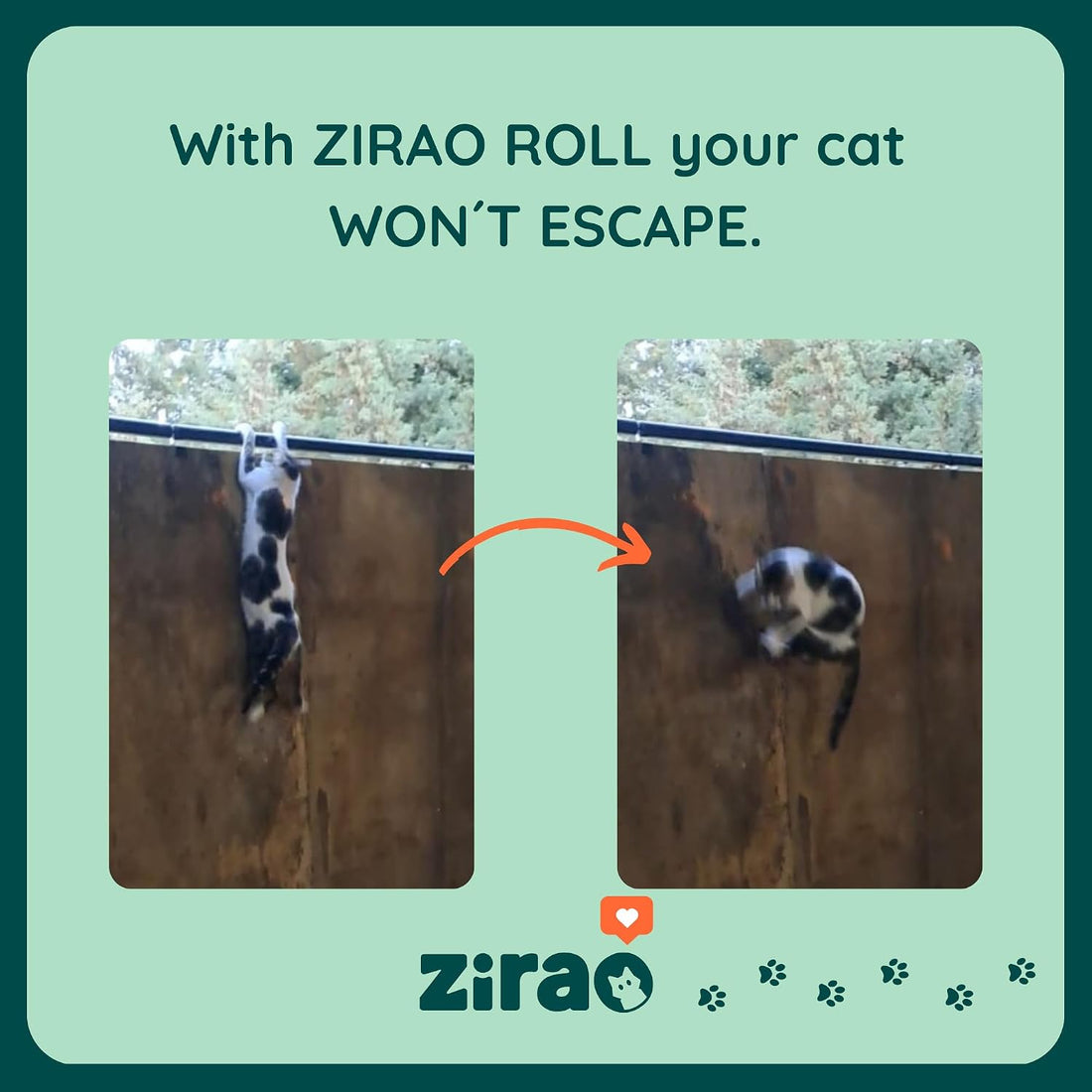 ZIRAO ROLL - Outdoor Cat Anti-Escape Barrier
