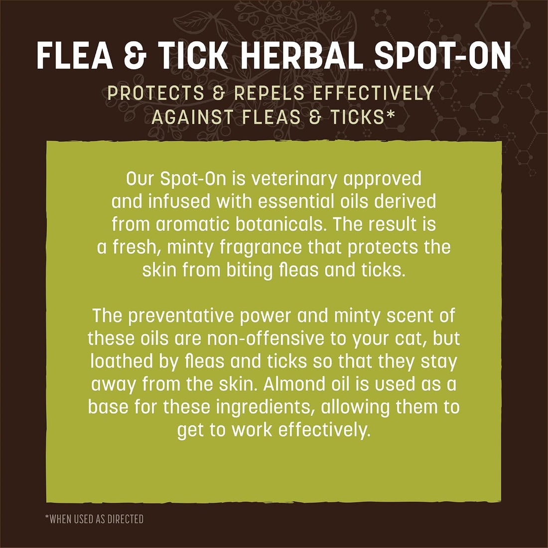 Earth Animal Apothecary Flea & Tick - Herbal Spot-On for Cats
