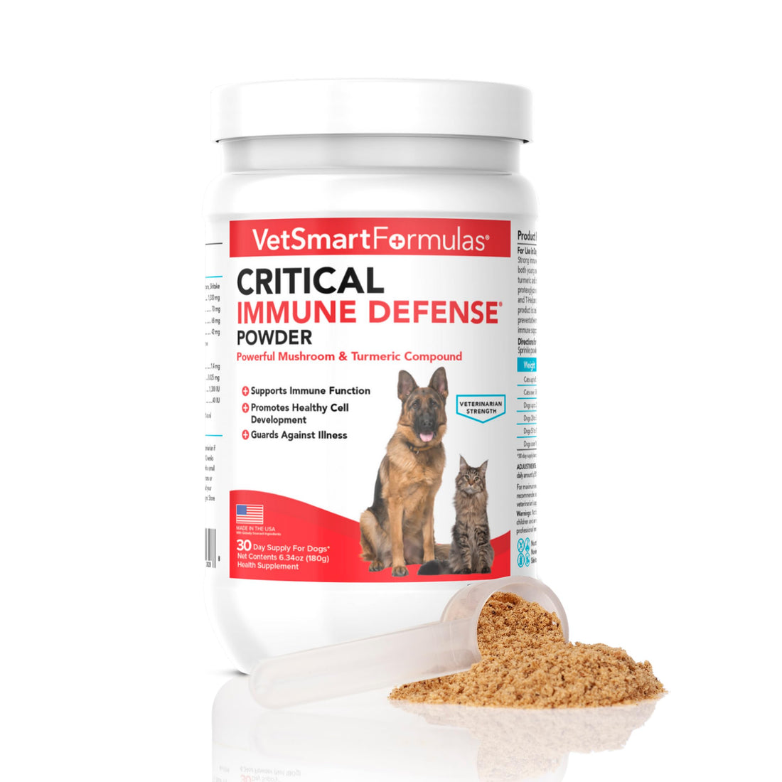 Critical Immune Defense for Dogs & Cats; Supports Normal Cell Growth