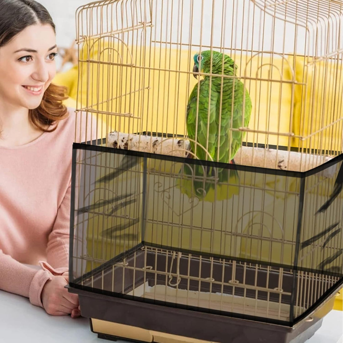Daoeny 2Pcs Large Bird Cage Cover