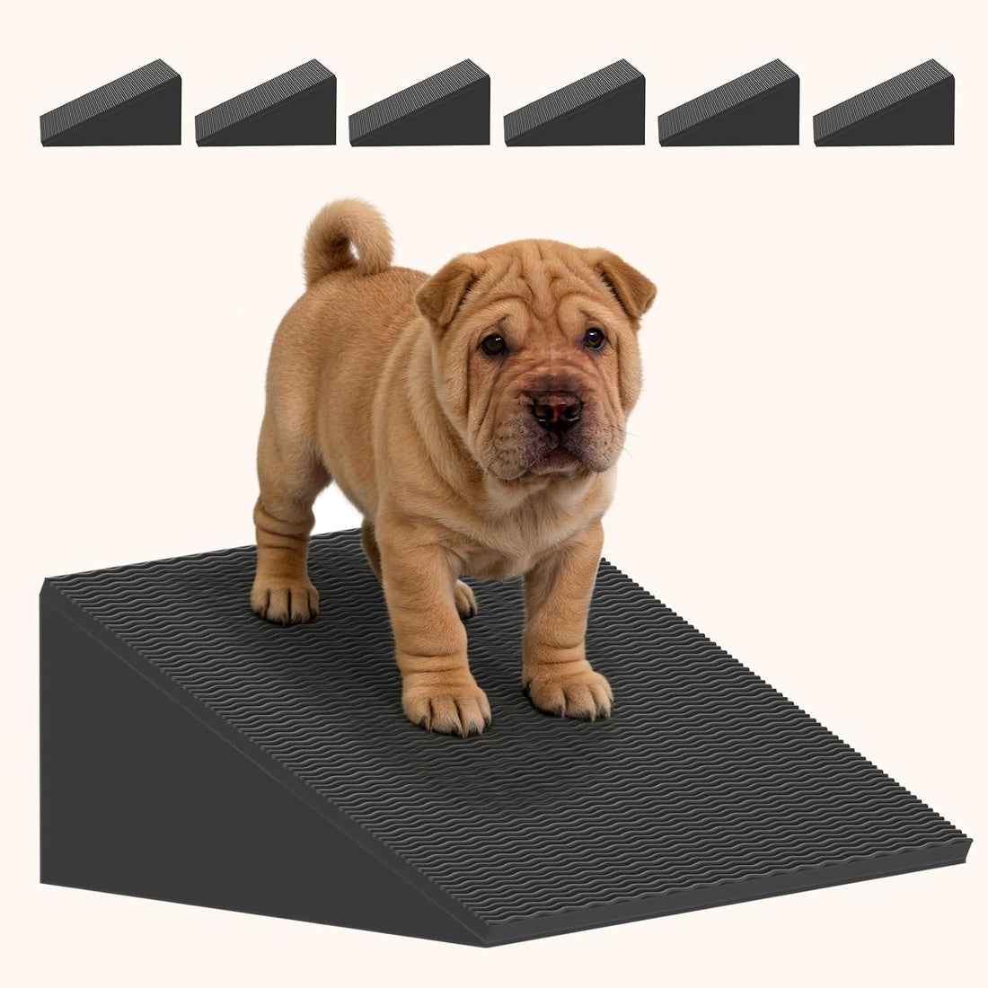 2PCS Dog Plastic Foam EVA Wedge Ramp for Indoor Stairs