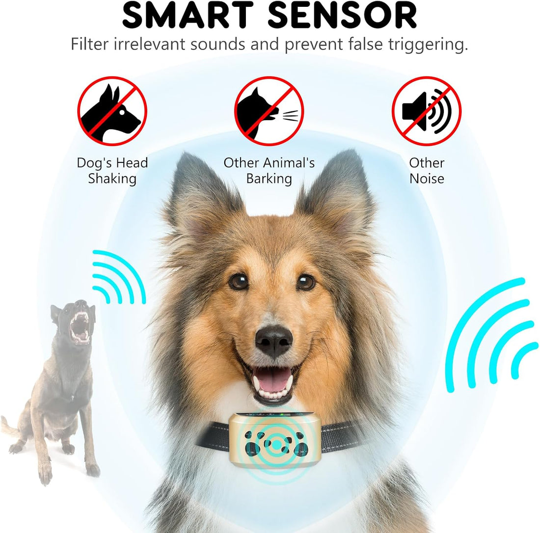 Dog Bark Collar, Svtrat Smart Anti Bark Collar for Small Medium Large