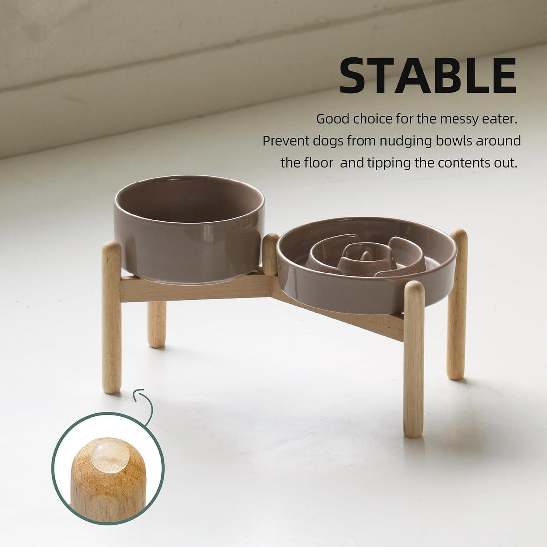 Havniva Elevated Slow Feeder Dog Bowls
