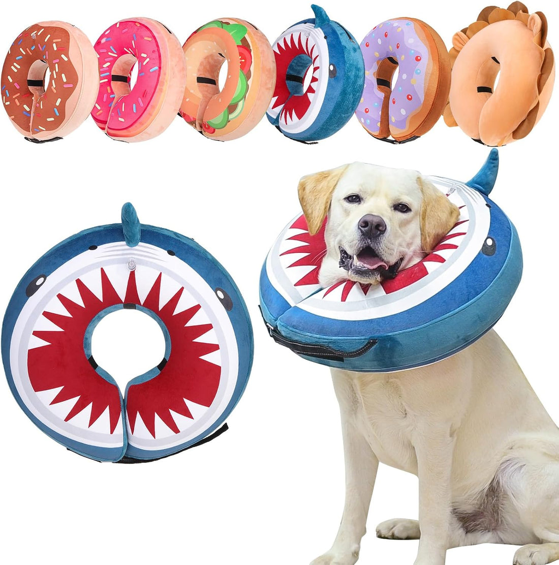 BEAUTYZOO Dog Cone Collar Alternative After Surgery,Pet Neck Donut