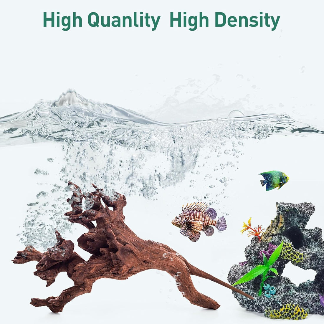 WDEFUN 3 PCS Natural Driftwood for Aquarium Decor Fish Tank